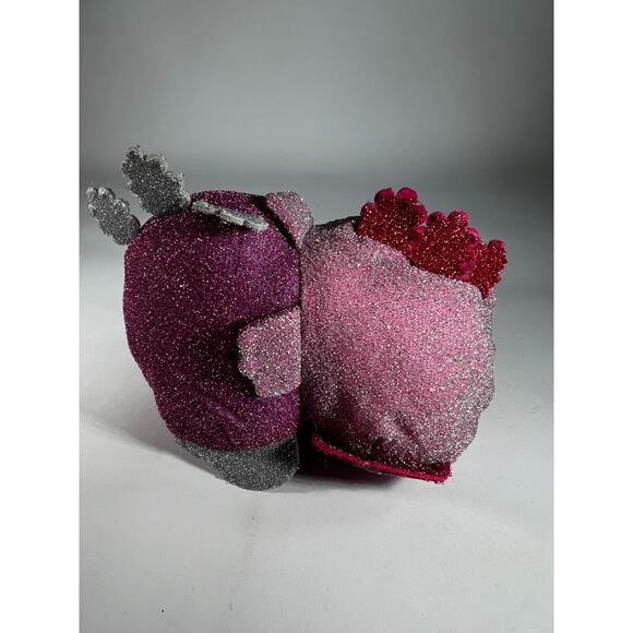 TeeTurtle The Original Reversible Axolotl Plushie Pink Purple Sparkle NEW - Picture 4 of 15